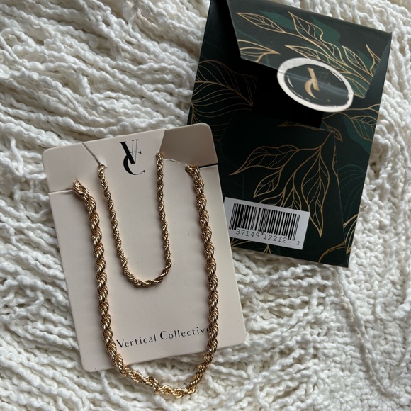 Vertical Collective Jewelry - NWT Vera Braided Necklace set from Vertical Collective
